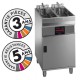 Friteuse électrique sur coffre - 2x 9-10 litres - Valentine - EVOC2525