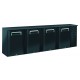 Arrière-bars Skinplate - 4 portes pleines - 618 litres - 8 étagères - Groupe logé - AB400 - Nosem