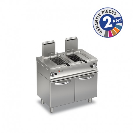 Friteuse gaz - 2 x 10 litres - Gamme 1100 - Baron