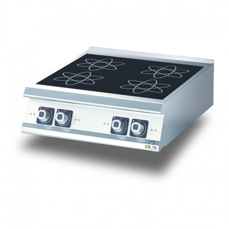 Elément top - Plaque induction - 4 zones de chauffe - DIAMANTE 90 - OLIS - D9410TCI