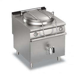 Marmite gaz ronde - 150 litres - Chauffe indirecte - Gamme Queen 900 - 90QPFGI150A - Baron