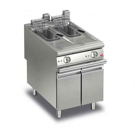 Friteuse électrique monobloc - 10 + 10 litres - Gamme Queen 900 - 90QFRIE610 - Baron