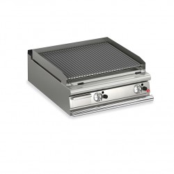 Top grillade pierre de lave à gaz sur placard - Grille 48 dm² - Gamme Queen 900 - 90QTGLIG800