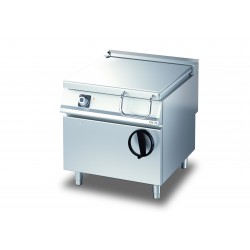 Sauteuse basculante à relevage manuel avec cuve en INOX AISI 304 - 80 litres - DIAMANTE 90 - OLIS - D9410KBEI