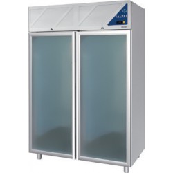 Armoire réfrigérée double température 0/+10 / -18/-22 - 2 portes vitrées - 1400 L - Sans groupe logé - DA1400PNVSG-3 - Dalmec