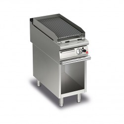 Grillade pierre de lave à gaz sur placard - Grille 23 dm² - Gamme Queen 900 - Baron - 90QGLIG400