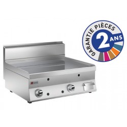 Grillade à gaz - Plaque lisse AISI 430 - 44 dm² - Gamme 650 - 60FTG803 - Baron