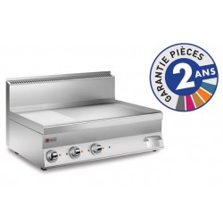 Grillade électrique - Plaque 2/3 lisse AISI 430 - 55 dm² - Gamme 650 - 60FTE1023 - Baron