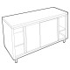 Meuble de rangement inox profondeur 700 mm - Longueur 1000 mm - Central simple face - MR10T