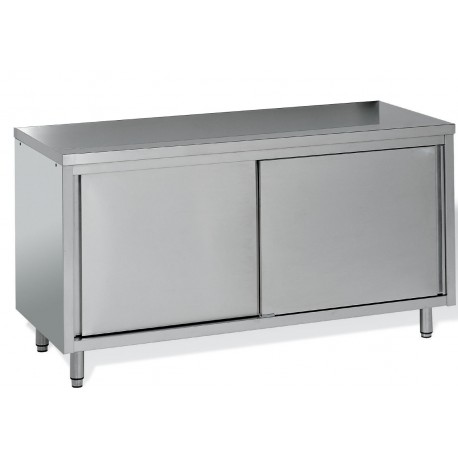 Meuble de rangement inox profondeur 700 mm