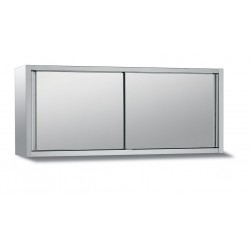 Placard mural en inox - Hauteur 600 mm - Profondeur 400 mm - Longueur 1000 mm - AM610T