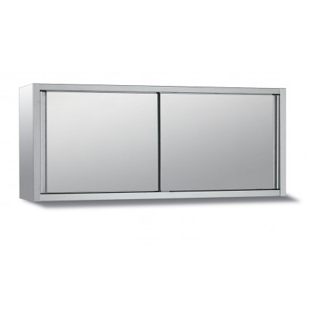 Placard mural en inox - Hauteur 600 mm - Profondeur 400 mm - Longueur 1000 mm - AM610T