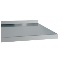 Etagère murale pleine en inox - Profondeur 300 mm - Longueur 800 mm - EM308T