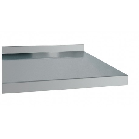 Etagère murale pleine en inox - Profondeur 400 mm