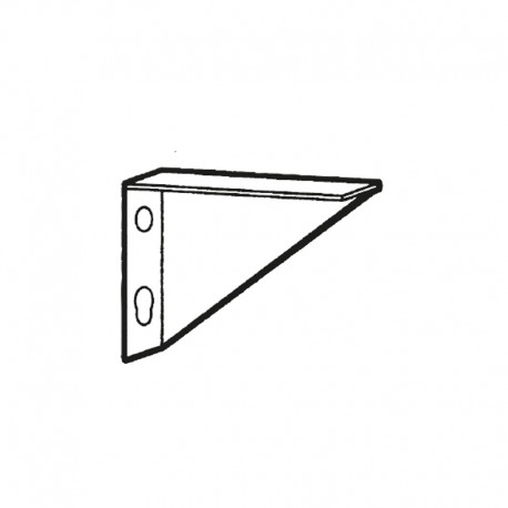 Nosem - Support fixe MEST pour étagère barreaudée - Prof. 400 x 400 mm - MESTFB40T