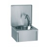 Lave-mains inox mural avec dosseret - Sans distributeur - LVMAINS