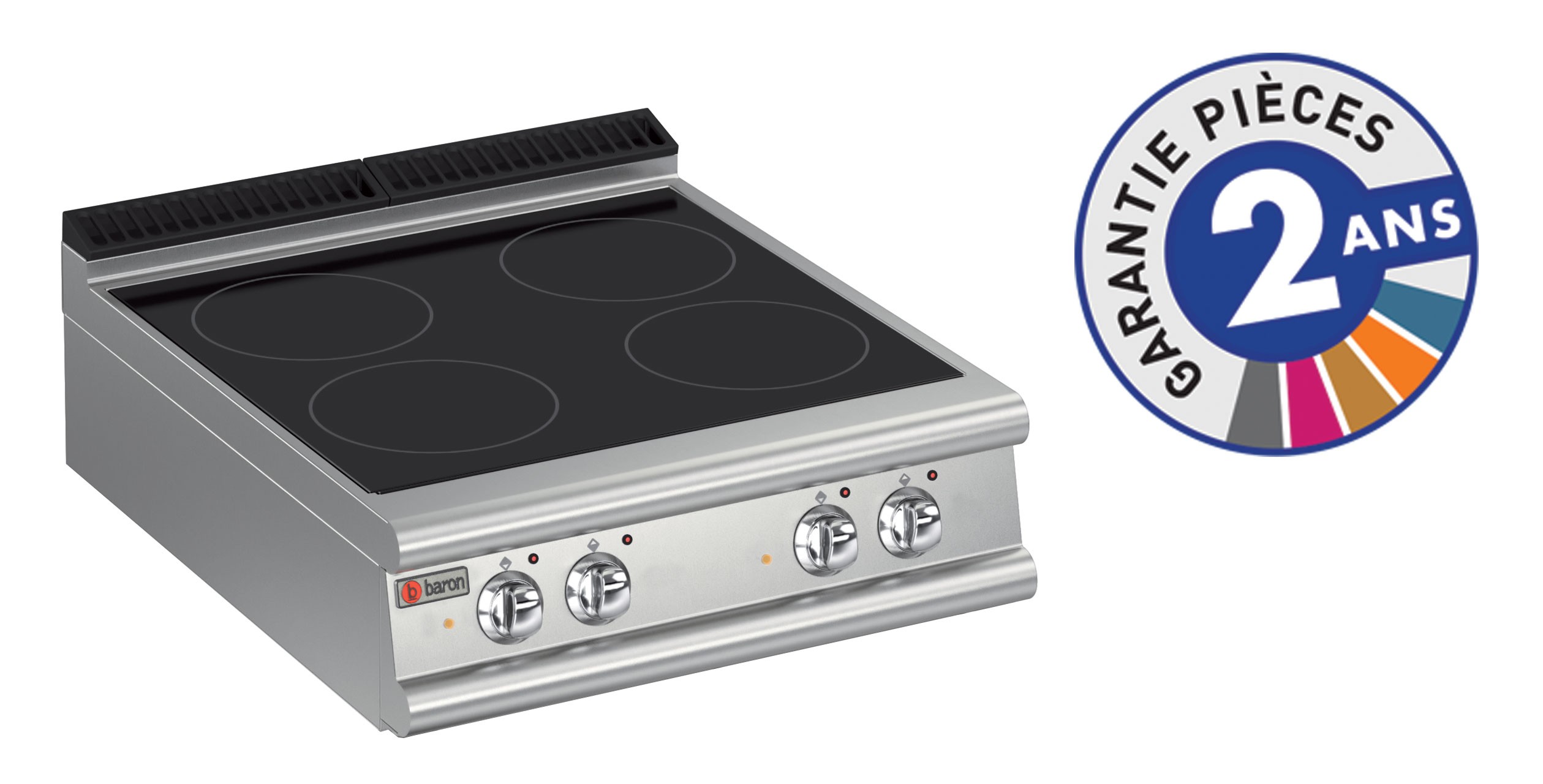 Baron Gamme 700 Plaque de cuisson vitrocéramique 4 zones