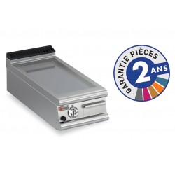 Grillade à gaz - Plaque lisse 17,3 dm² - Gamme 700 - Acier - 70FTG400 - Baron