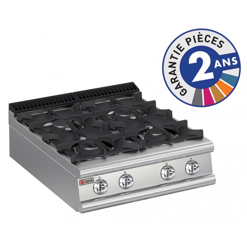 Baron Gamme 900 Plaque de cuisson top 4 feux vifs gaz
