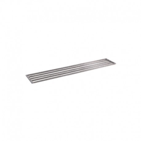 Etagère murale barreaudée en inox - Profondeur 300 mm - Longueur 1200 mm - EMB312T